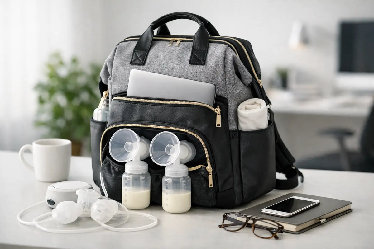 Laptop Diaper Bag for Pumping and Workdays