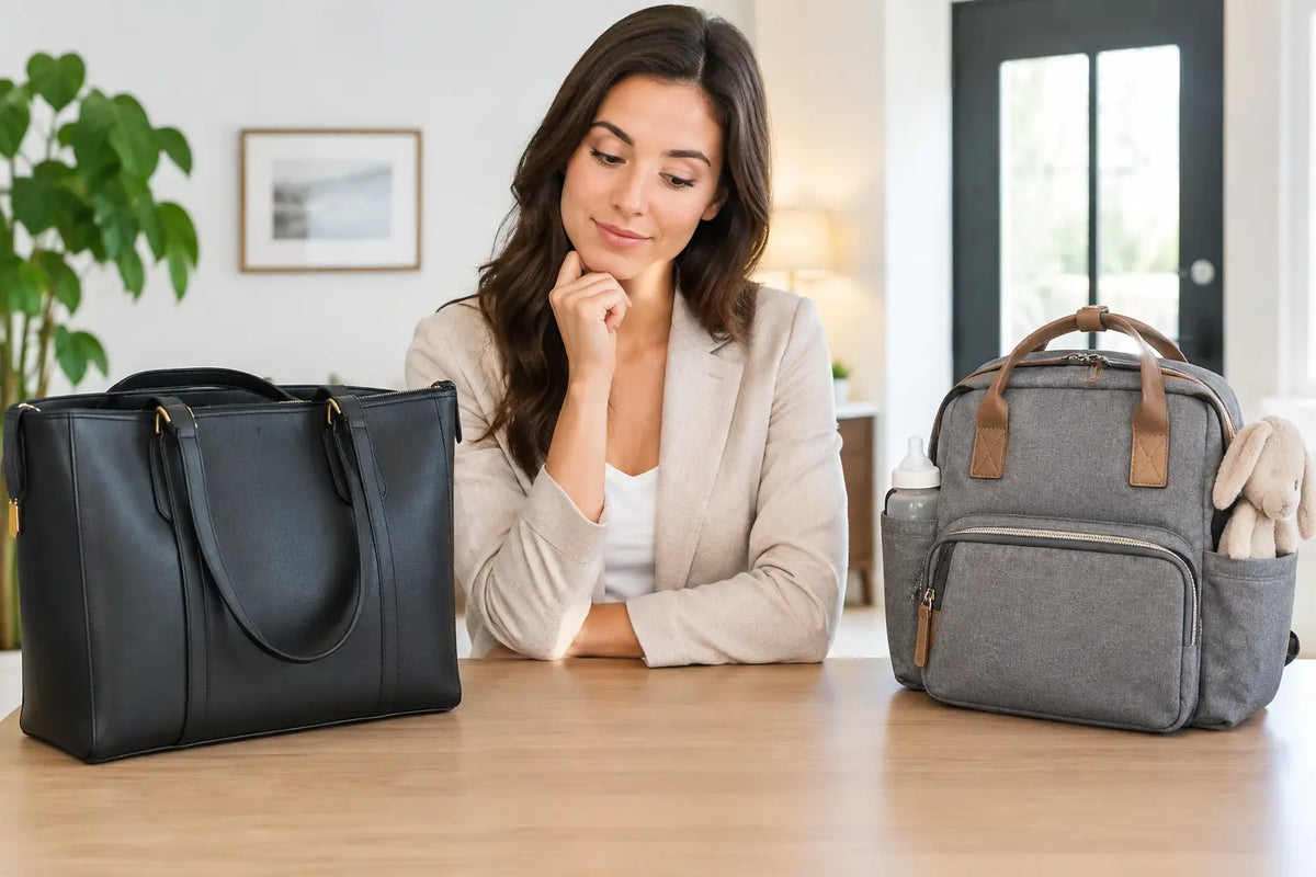 Work Bag Versus Diaper Bag: What Works at 7AM