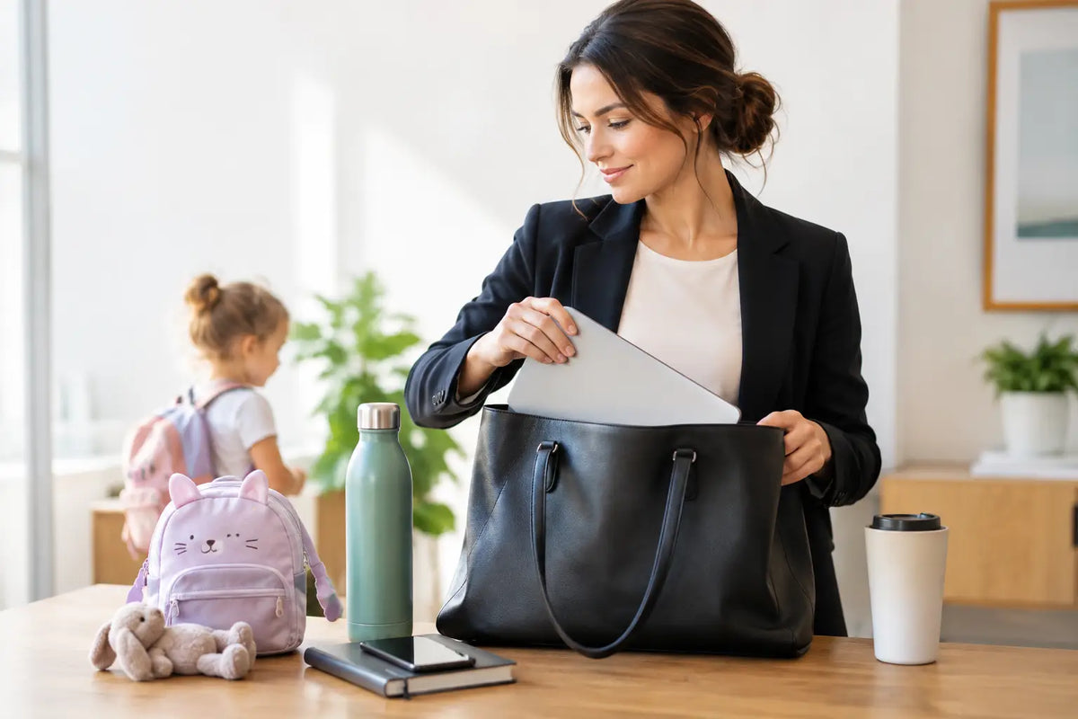 Daycare to Office Bag Example for Working Moms