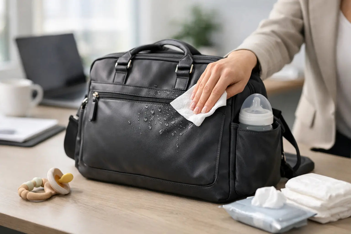 Easy Clean Diaper Bag Material for Workdays