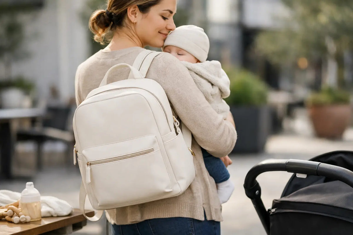 A Minimalist Bag for New Moms That Works Daily