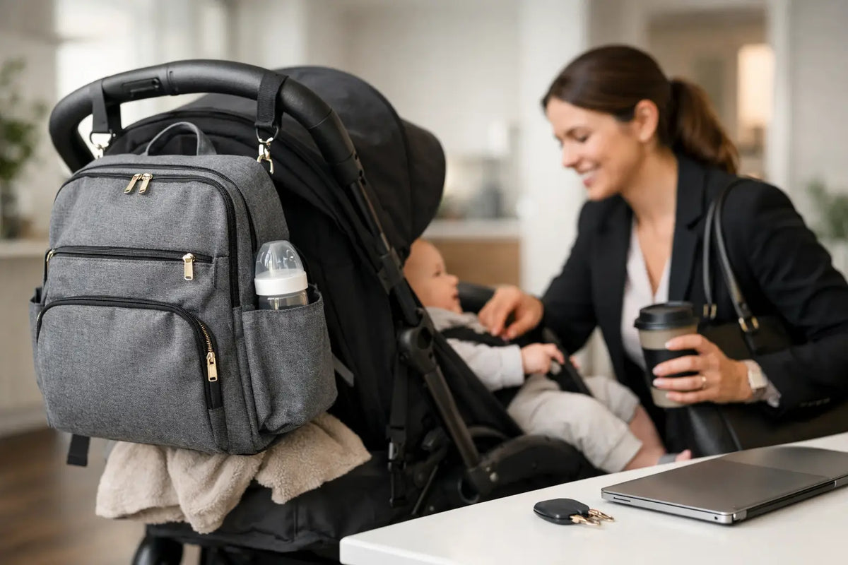 Stroller Diaper Bag for the Return-to-Work Rush