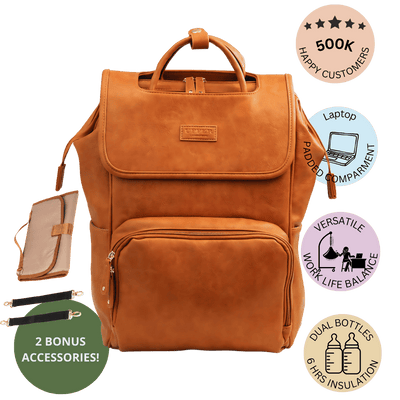 Best Trending Diaper Bag Backpack Baby Mom Gift Leather Travel Large Stylish Modern Nappy Waterproof Stroller Hospital Changing Bag