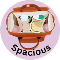 ✔ Find things fast — Wipes, bottles, snacks have their own spot