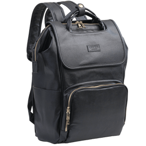 La Madison™ - Elegant Vegan Leather Diaper Bag Backpack