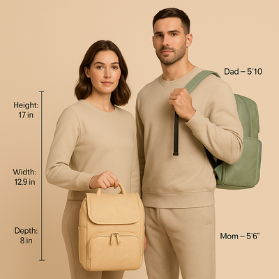 Best Trending Diaper Bag Backpack Baby Mom Gift Leather Travel Large Stylish Modern Nappy Waterproof Stroller Hospital Changing Bag