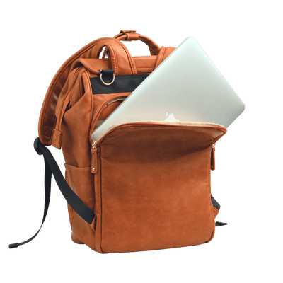 best large leather backpack UPPER Leather Large Diaper Bag Backpack