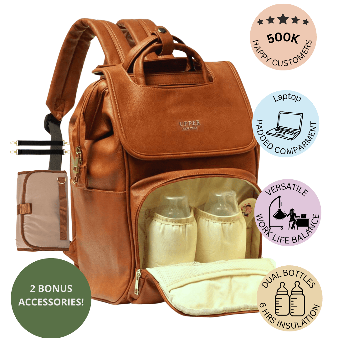 Best Trending Diaper Bag Backpack Baby Mom Gift Leather Travel Large Stylish Modern Nappy Waterproof Stroller Hospital Changing Bag