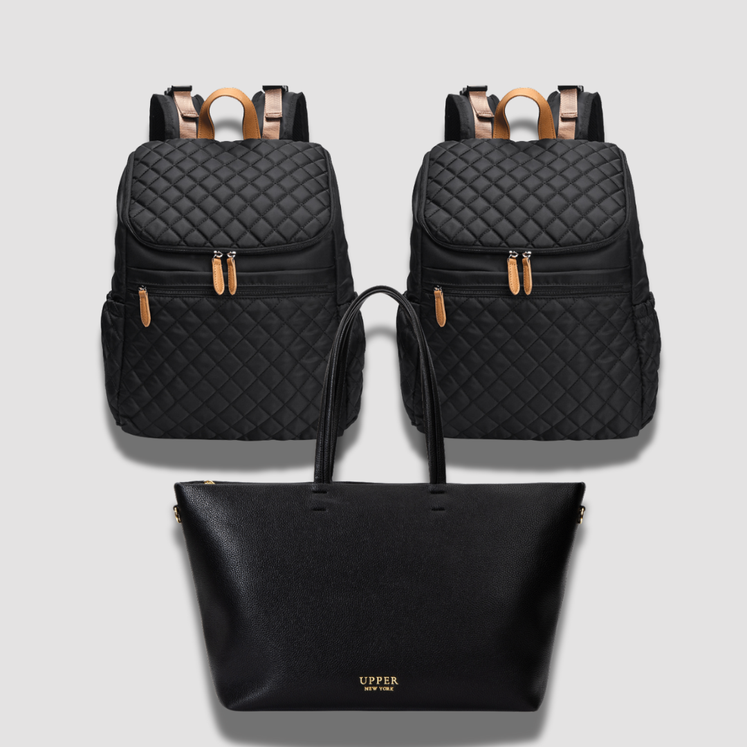 The Lightweight Travel Duo - 2 Maison Backpacks + Premium Tote (Black Friday Exclusive)