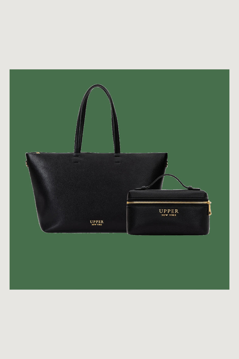 The Carry-On Set – black Carry-On Tote and Mini Crossbody