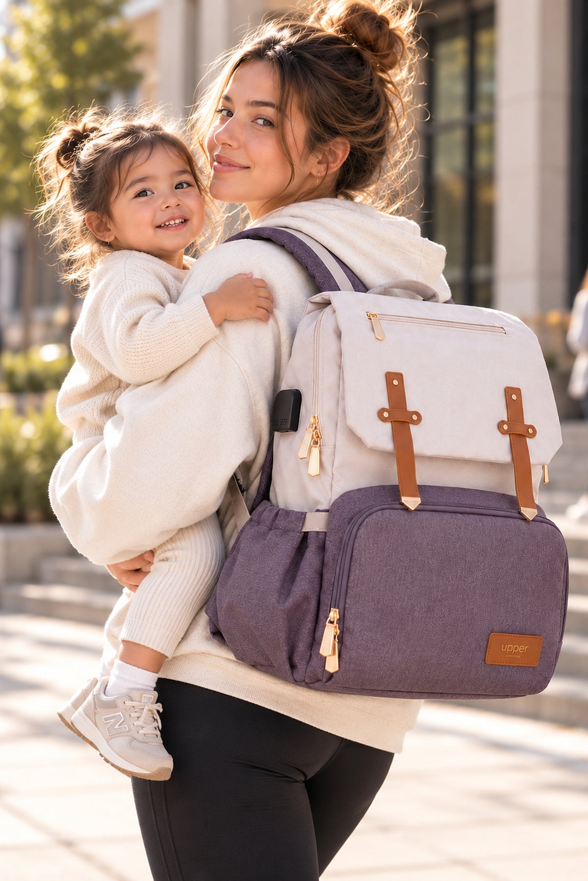 Child with the Milan backpack