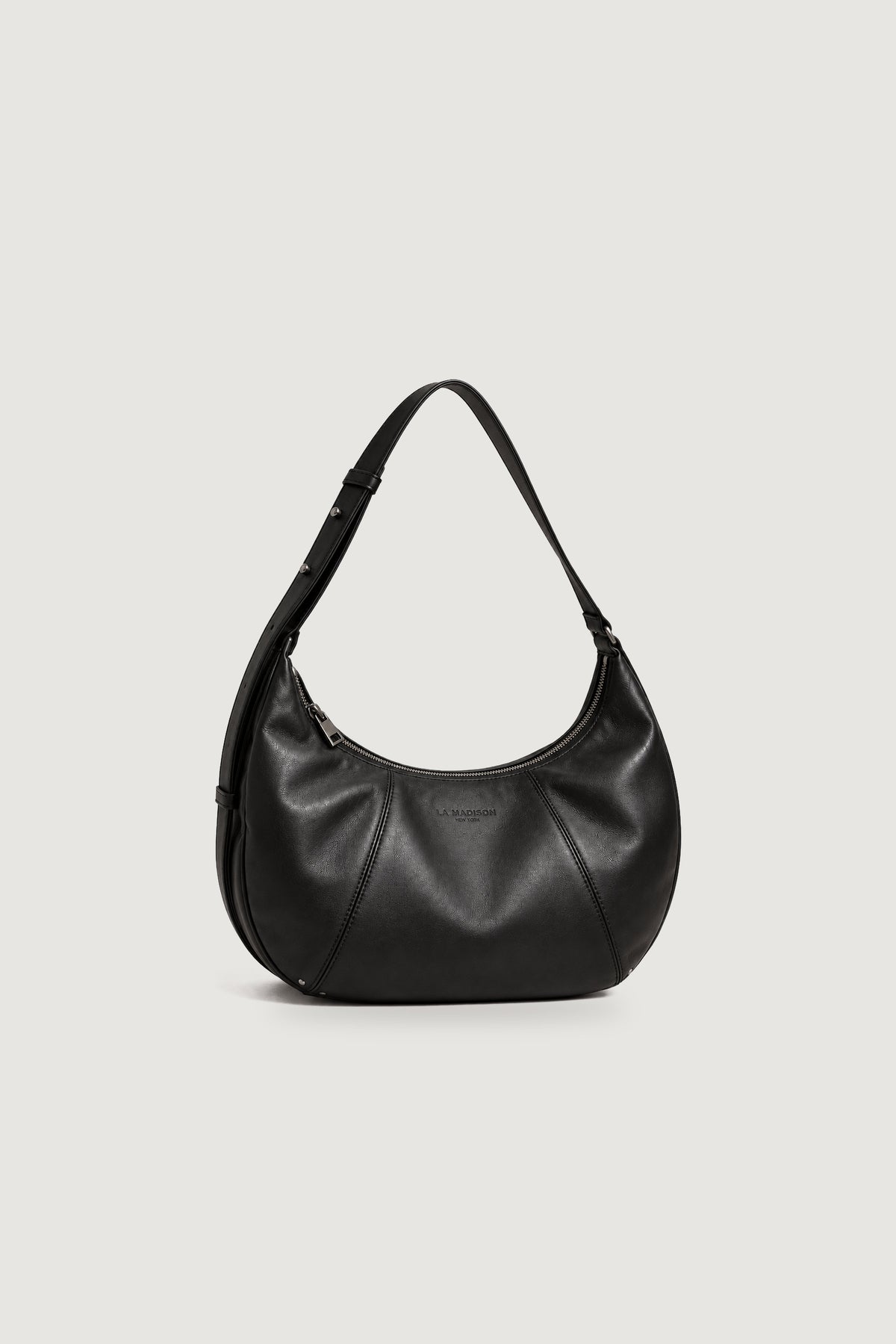 Rivage 2-way tote for parents in black, front view