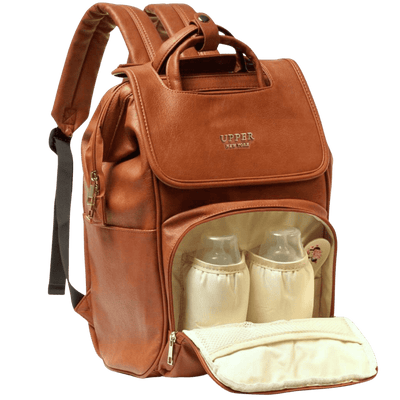 The Harlow Diaper Bag Backpack - Vegan Leather – Eloise & Lolo