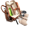 UPPER 549 - Luggage & Bags > Diaper Bags La Madison - Elegant Vegan Leather Diaper Bag Backpack
