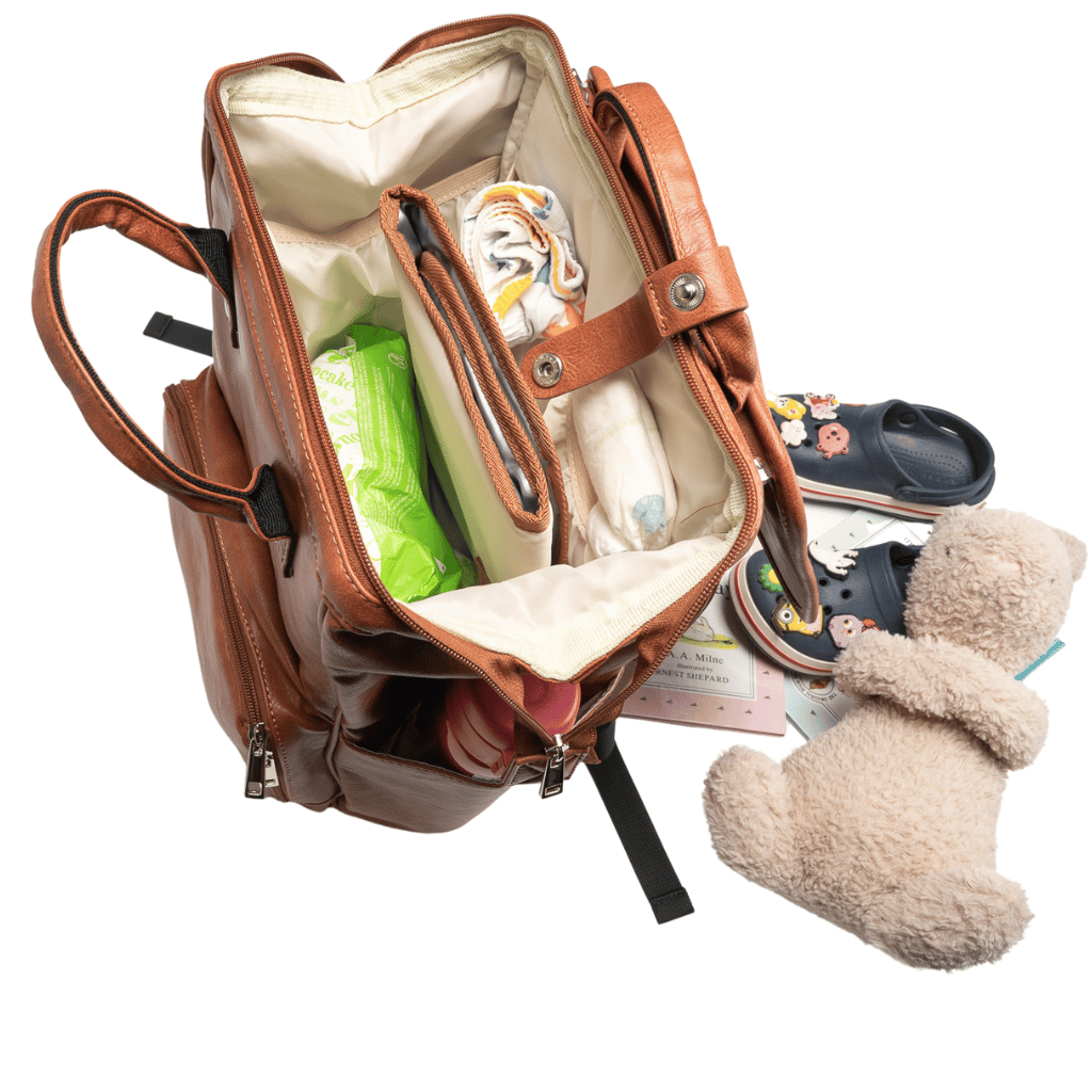 Best Diaper Bag Backpack, Leather Moms & Dads Diaper Bag for Baby Shower  Gifts, Baby Bag for Baby Registry, Hospital Bag as Mom Holiday Gift 