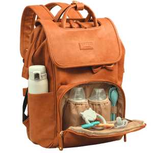 UPPER 549 - Luggage & Bags > Diaper Bags La Madison™ - Elegant Vegan Leather Diaper Bag Backpack