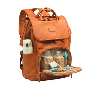 UPPER 549 - Luggage & Bags > Diaper Bags La Madison™ - Elegant Vegan Leather Diaper Bag Backpack