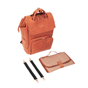 UPPER 549 - Luggage & Bags > Diaper Bags La Madison™ - Elegant Vegan Leather Diaper Bag Backpack (Classic)