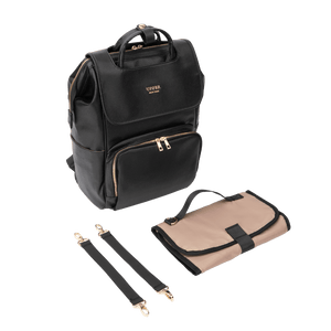 UPPER 549 - Luggage & Bags > Diaper Bags La Madison™ - Elegant Vegan Leather Diaper Bag Backpack (Classic)