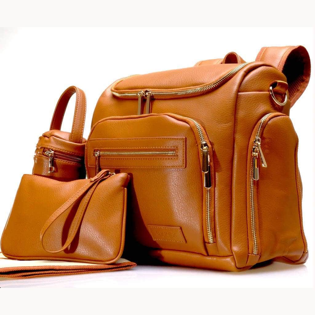 Madison - Vegan Leather Diaper Bag Backpack