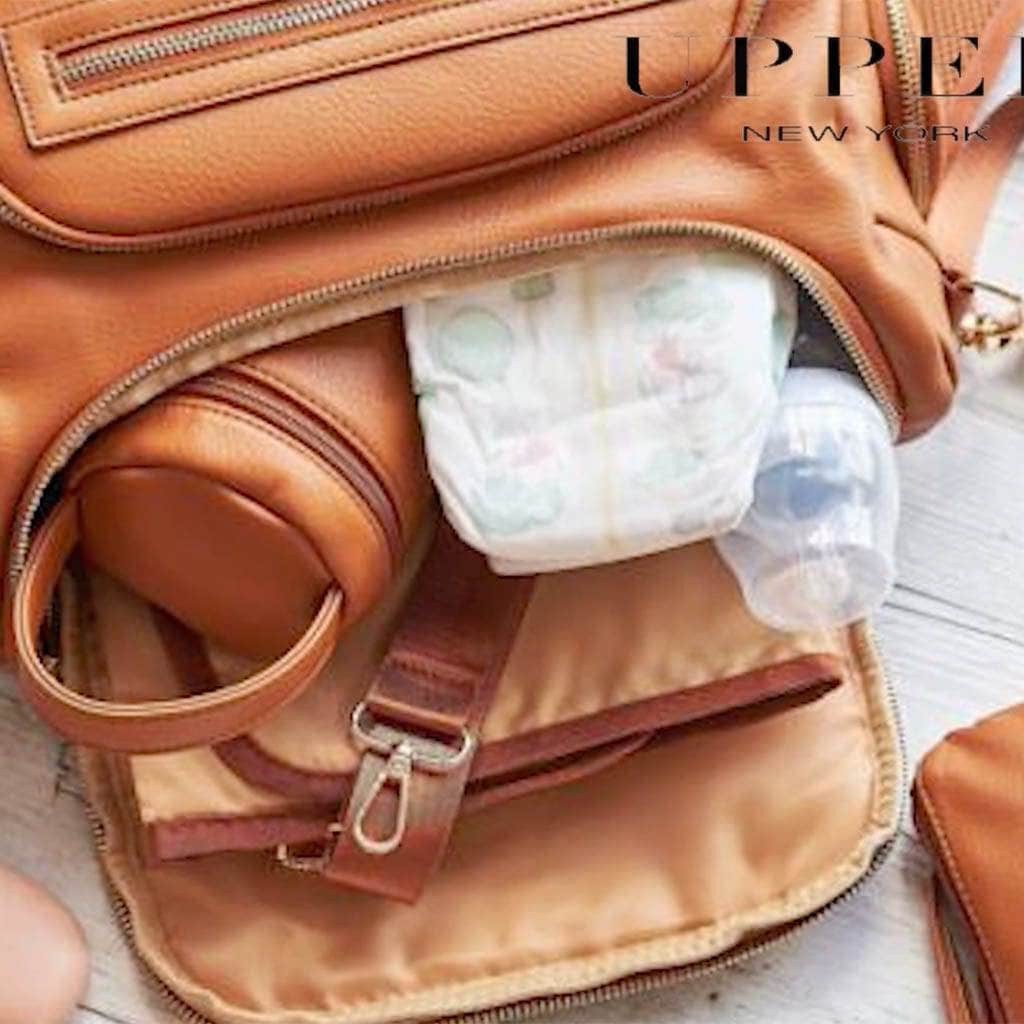 Best Trending Leather Backpack Diaper Bag for Mom Baby Gift on Sale, Travel Large Waterproof Stylish Modern Mommy Nappy Stroller Hospital Changing Bag, Spring Summer Fall Winter Christmas Holiday Sale, UPPER