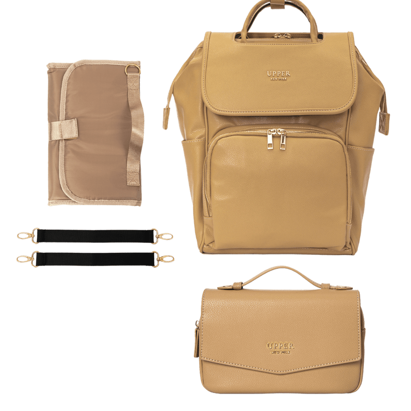 UPPER 549 - Luggage & Bags > Diaper Bags Sandy Beige- relaxing beachside UPPER Dual Pack (Biege )