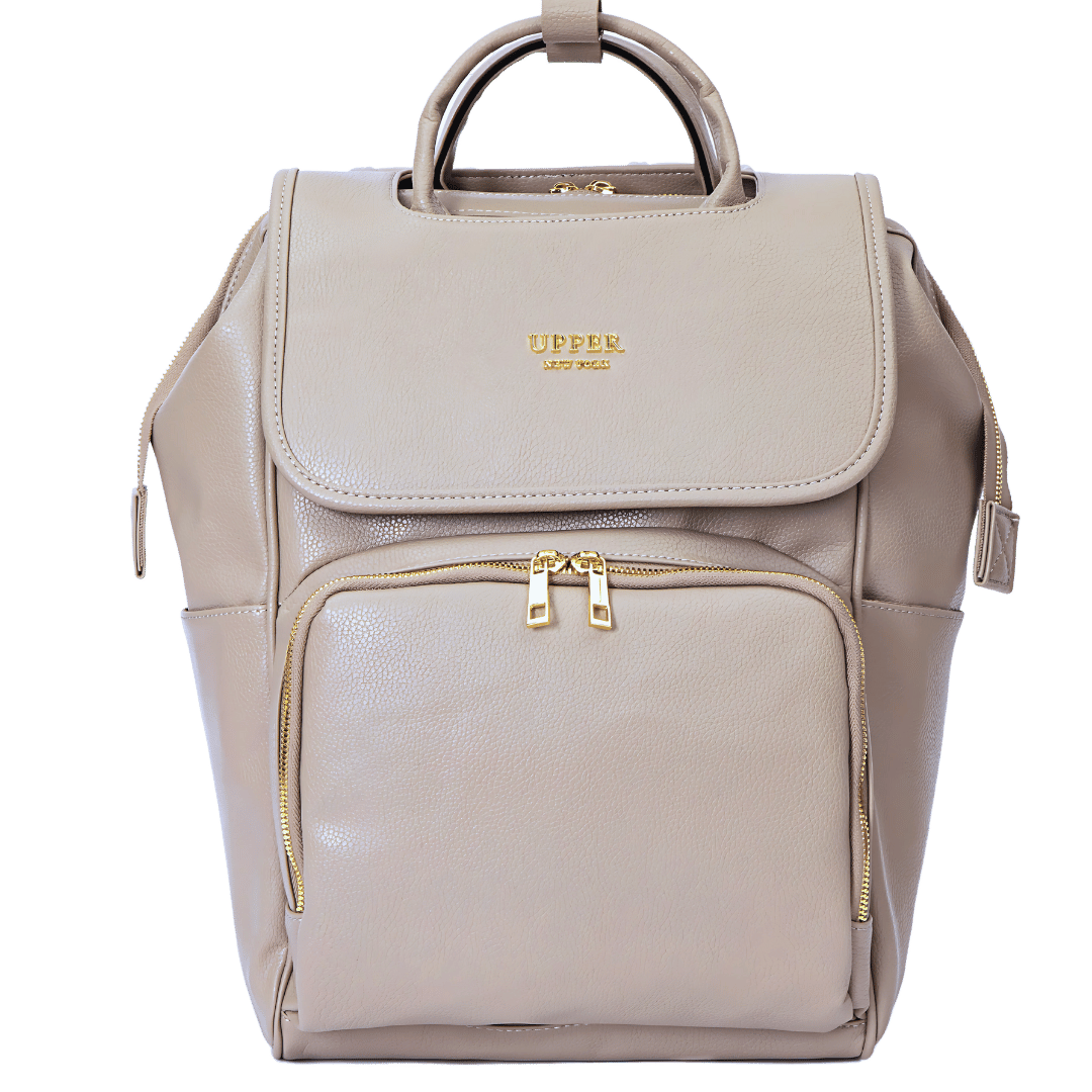 UPPER 549 - Luggage & Bags > Diaper Bags Sandy Beige- relaxing beachside La Madison™ II - Work & Play Commuter Backpack (Limited)