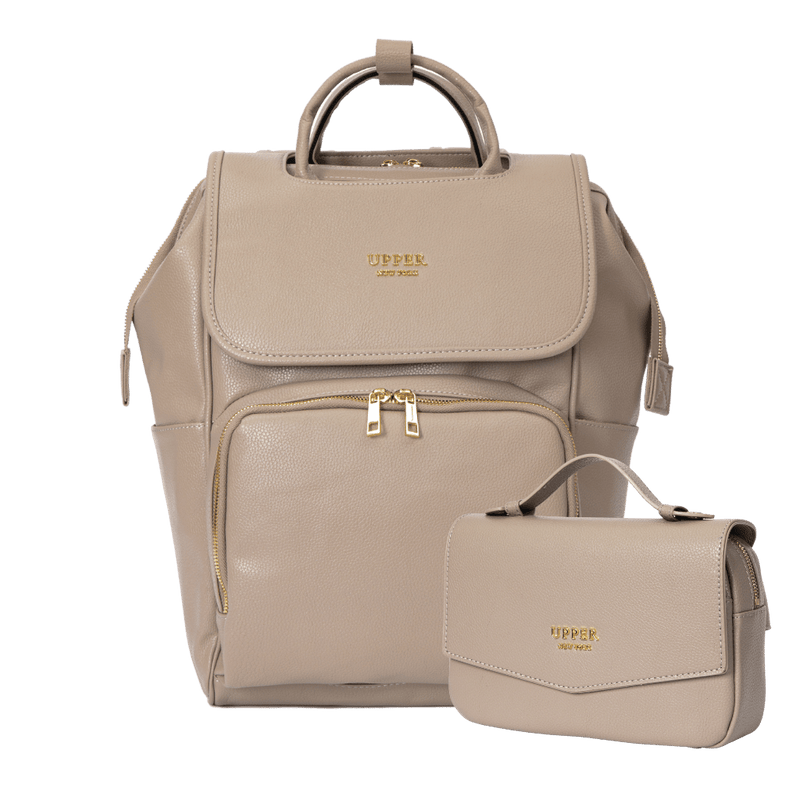 UPPER 549 - Luggage & Bags > Diaper Bags Sandy Beige- relaxing beachside UPPER Dual Pack