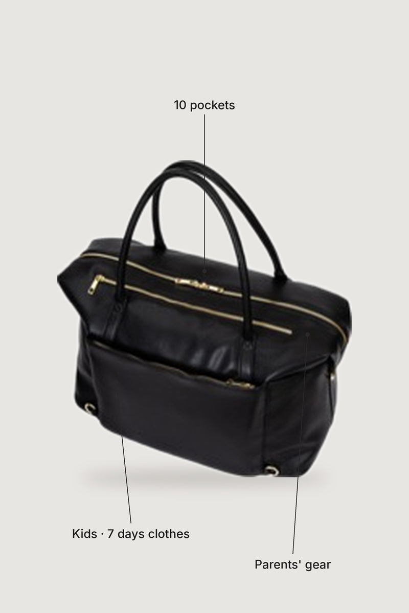Weekender 38 with 10 labeled pockets