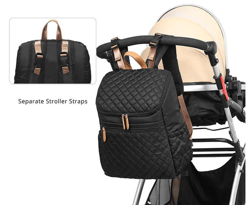 UPPER 549 - Luggage & Bags > Diaper Bags m-black La Maison - Comfort Ultra Light Diaper Bag Backpack