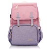 UPPER 549 - Luggage & Bags > Diaper Bags Pink/Grey Milan - Classic (USB + Bottle Warmer) Diaper Bag Backpack