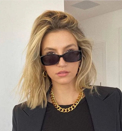 Gold Chunky Chain Necklace Best Trending for Birthday Wedding Gift Mom Wife Holiday