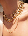 UPPER 196 - Apparel & Accessories > Jewelry > Necklaces Gold Vermeil Mason & Madison Chunky Chain Necklace