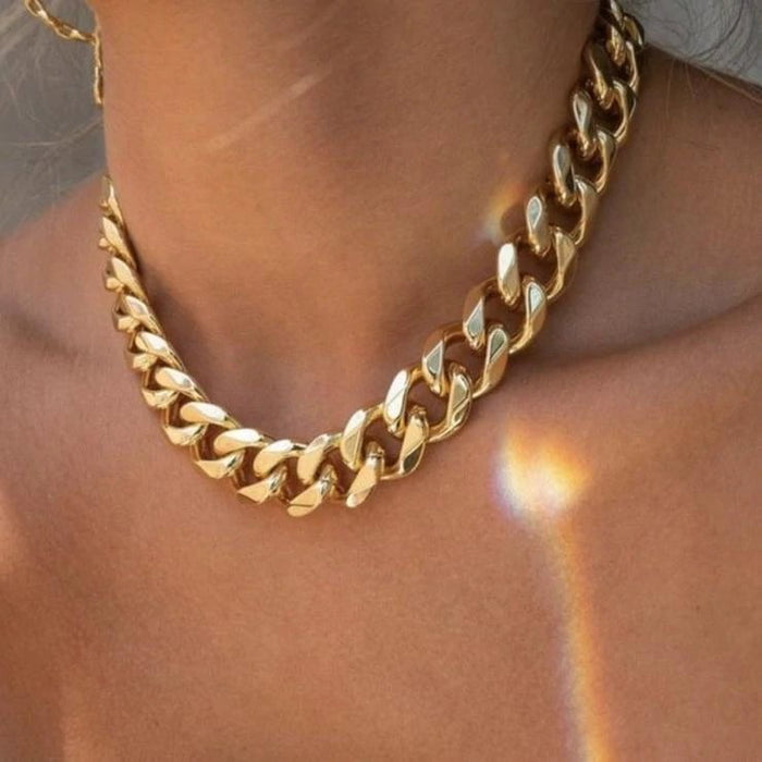 Chunky Gold Chain Necklace - Mason & Madison Chunky Chain Necklace