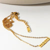 UPPER 196 - Apparel & Accessories > Jewelry > Necklaces Gold vermeil Mason & Madison Mama Letter Chain Necklace