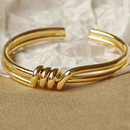 Best Trending Gold Bangle Bracelet for Birthday Wedding Gift Mom Wife Holiday