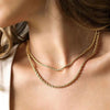 UPPER 196 - Apparel & Accessories > Jewelry > Necklaces Gold Vermeil Gold Rope Chain Necklace
