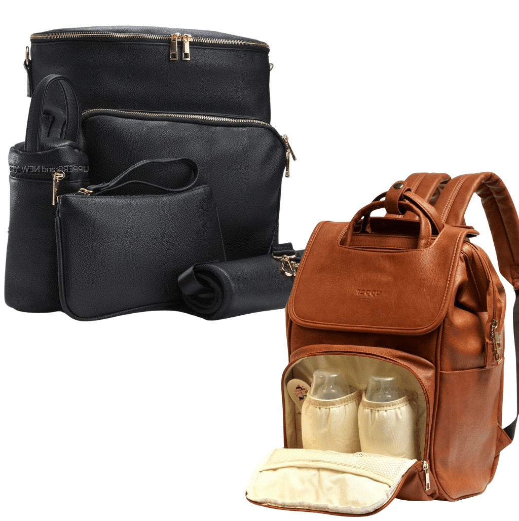 Best Trending Leather Backpack Diaper Bag for Mom Baby Gift on Sale, Travel Large Waterproof Stylish Modern Mommy Nappy Stroller Hospital Changing Bag, Spring Summer Fall Winter Christmas Holiday Sale, UPPER