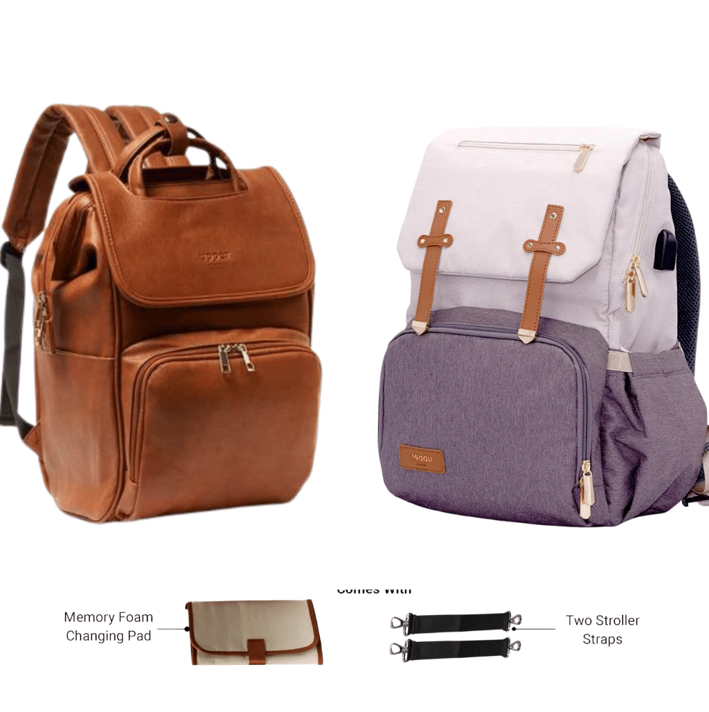 Best Trending Diaper Bag Backpack Baby Mom Gift Leather Travel Large Stylish Modern Nappy Waterproof Stroller Hospital Changing Bag