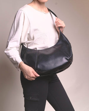 UPPER Brand The LaMadison MicoRepel™  half-moon-shaped Bag
