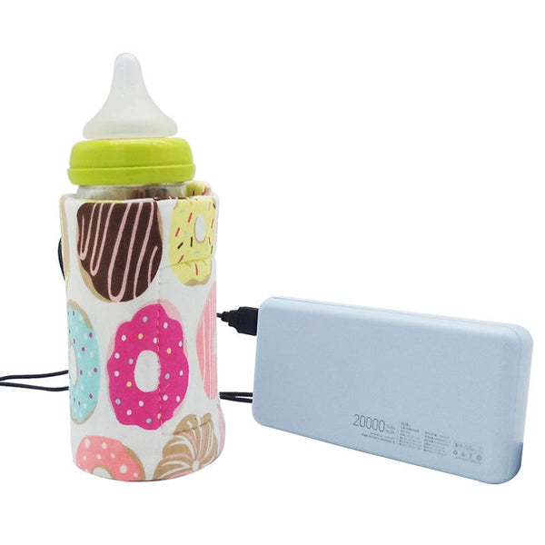 Enphiblue - Baby Bottle Warmer - USB Portable Travel Mug Milk Heater B