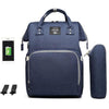 UPPER 549 - Luggage & Bags > Diaper Bags Navy NYC - Smart (USB + Bottle Warmer) Diaper Bag Backpack